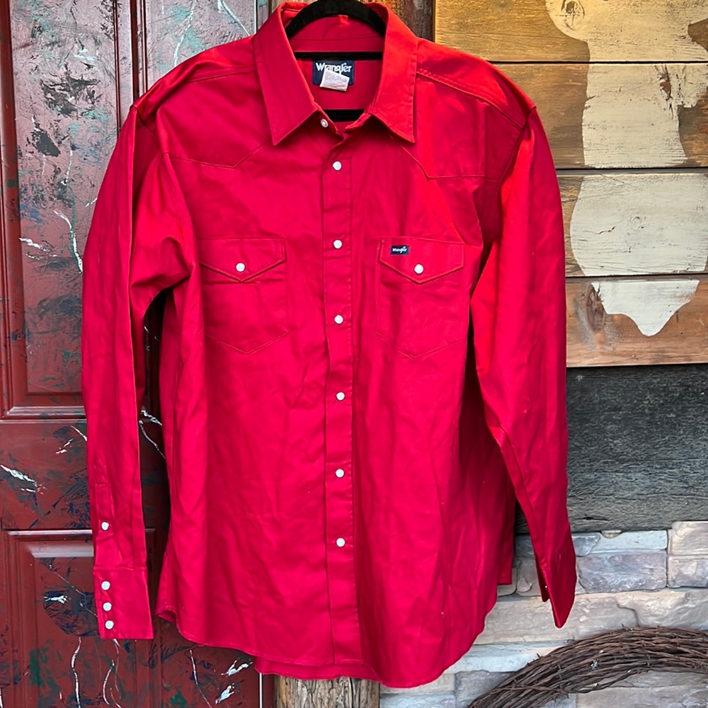 Wrangler mens work shirt size 18 xxl